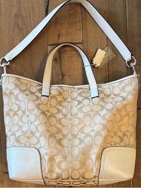 Coach Hadley Signature Duffle Tote